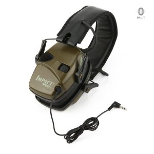 Accessoire audio marron pour réduire le bruit ambiant