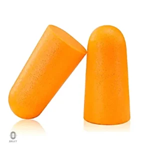 Bouchon d'oreille orange pour protection contre le bruit