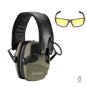 Casque de protection auditive avec lunettes pour confort optimal