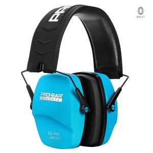 Casque Anti-Bruit Bleu pour une isolation sonore optimale