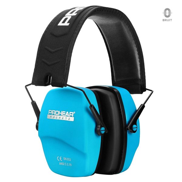 Casque Anti-Bruit Bleu pour une isolation sonore optimale