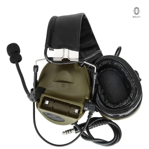 Casque anti-bruit électronique pour protection auditive
