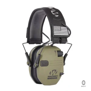 Casque antibruit conçu pour le tir en milieu bruyant