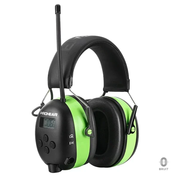 Casque anti-bruit avec fonction radio et MP3 intégré