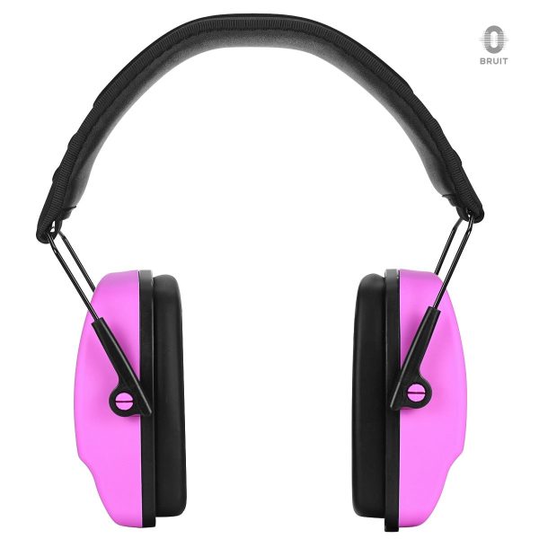 Design moderne de casque anti-bruit rose
