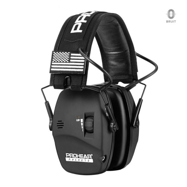 Casque anti-bruit conçu pour la chasse