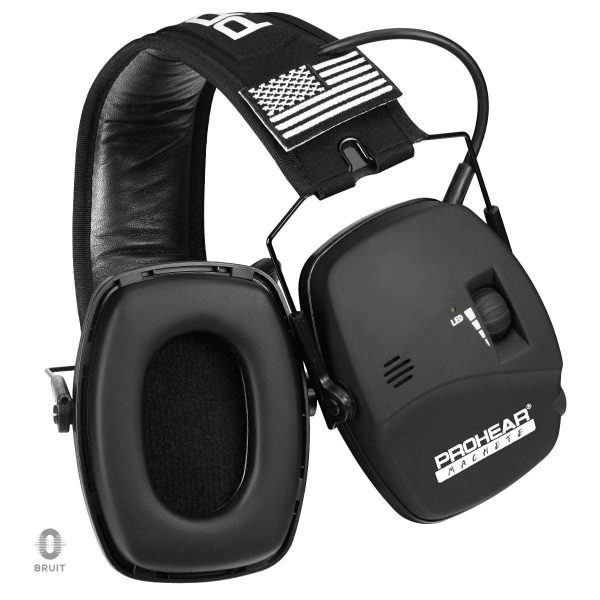 Conçu pour le tir, ce casque anti-bruit réduit le son