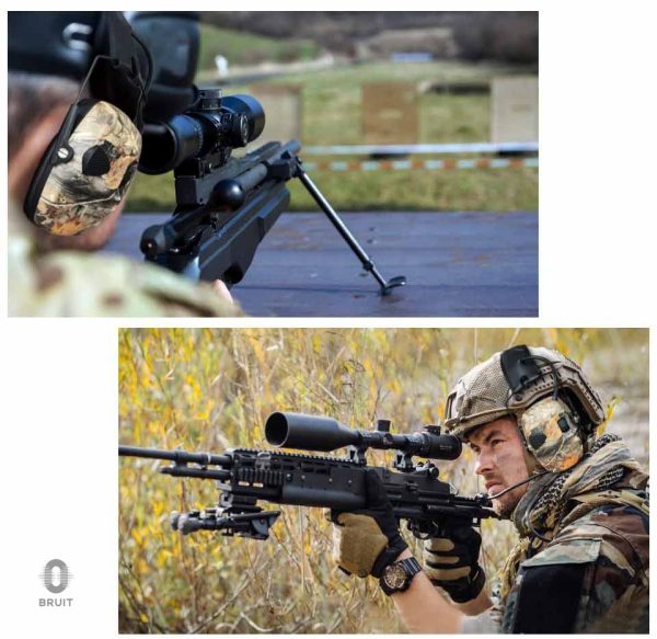 Casque anti-bruit idéal pour activités tactiques et militaires