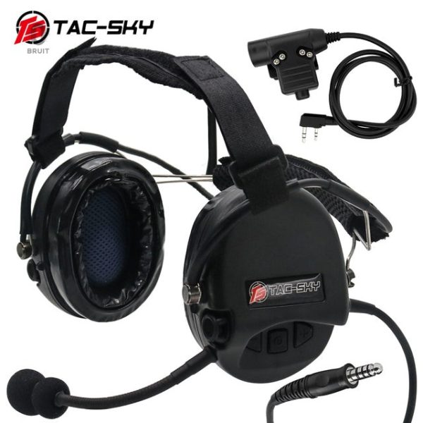 Casque de sécurité pour une utilisation avec talkie walkie