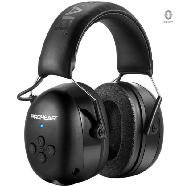 Casque anti-bruit pour tir de carabine