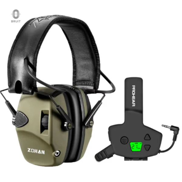 Casque anti-bruit pour tir et communication radio