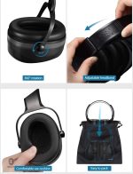 Casque de protection auditive, idéal pour l'utilisation de tronçonneuses