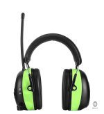 Casque anti-bruit confort vert pour réduire le bruit ambiant