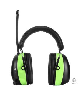 Casque anti-bruit confort vert pour réduire le bruit ambiant