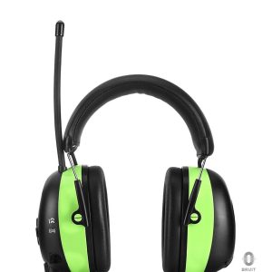 Casque anti-bruit confort vert pour réduire le bruit ambiant