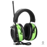 Casque anti-bruit vert idéal pour le travail et les loisirs