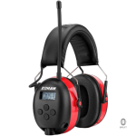 Casque antibruit rouge pour étudiants