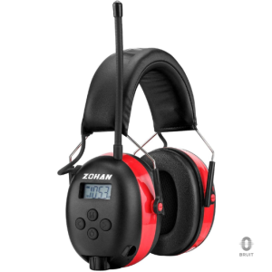 Casque antibruit rouge pour étudiants