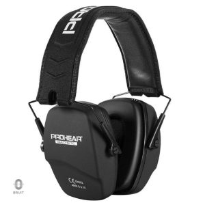 Casque anti-bruit noir pour une isolation sonore optimale