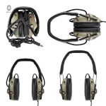 Casque de protection auditive militaire, idéal pour les missions