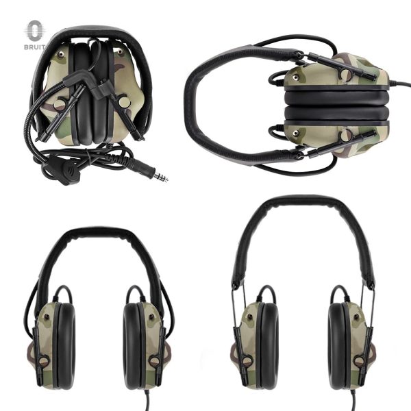 Casque de protection auditive militaire, idéal pour les missions