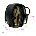 Protection auditive pour chasseur, design compact et léger