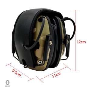Protection auditive pour chasseur, design compact et léger
