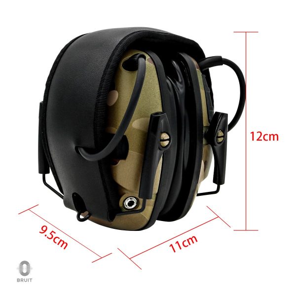 Protection auditive pour chasseur, design compact et léger